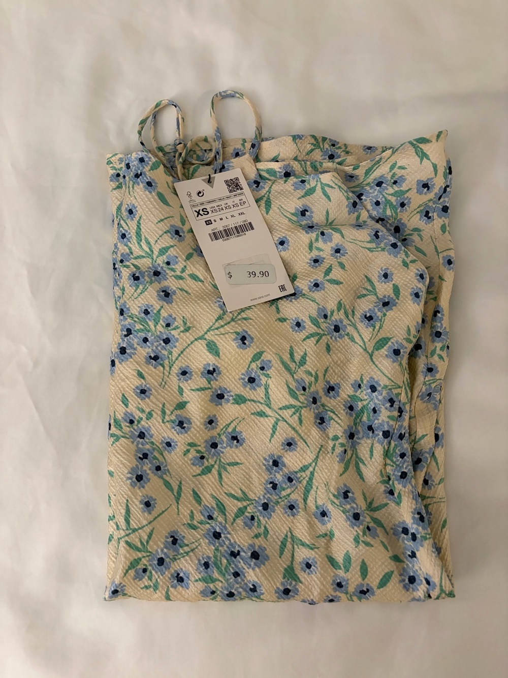 Zara printed cowl neck dress - Picture 7 of 7